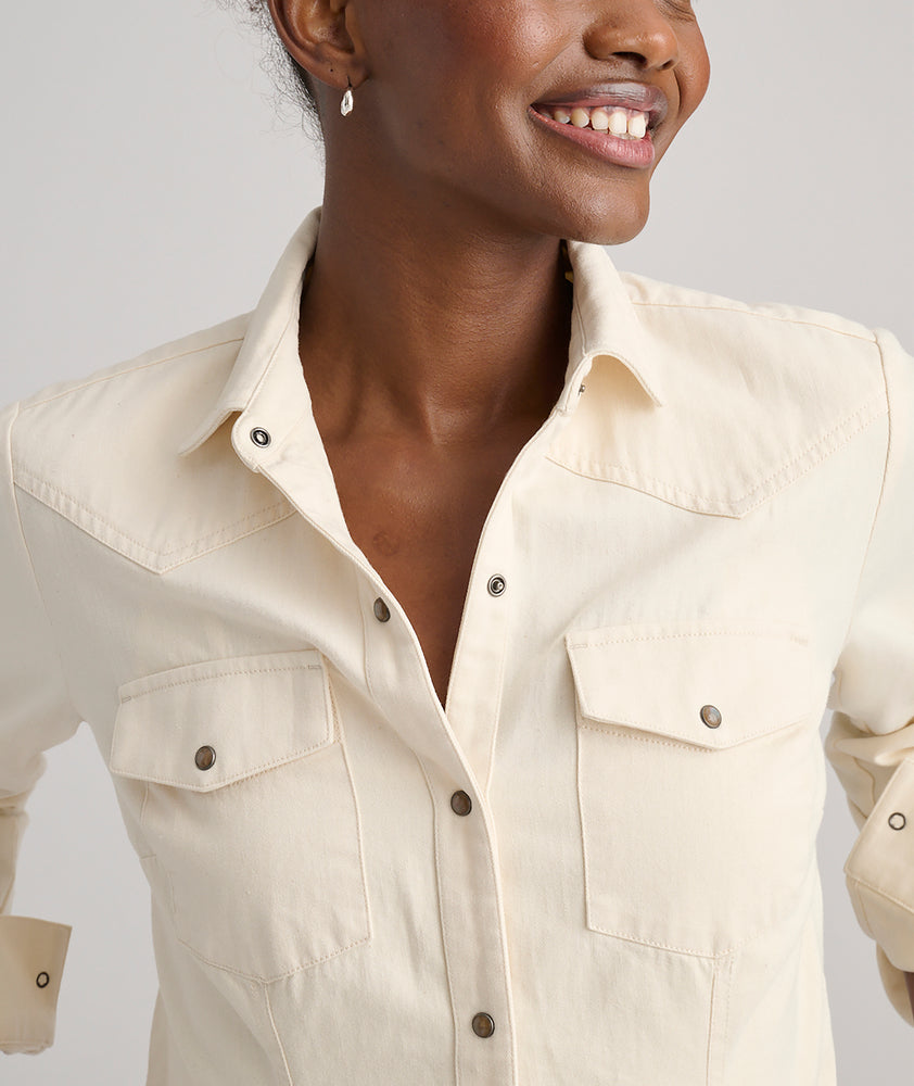 Denim Ecru Dolly Shirt