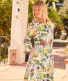 Stretch Cotton Floral Mariah Shirt Dress