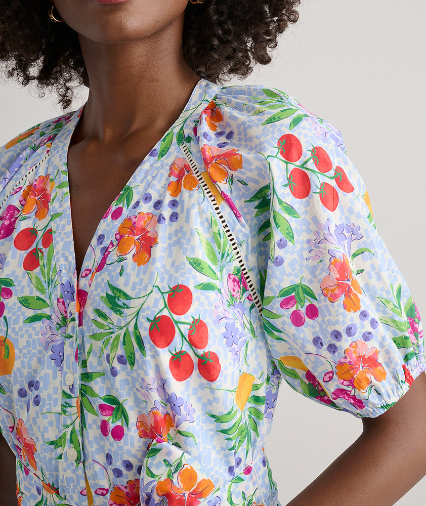 Cotton Short-Sleeve Sierra Dress